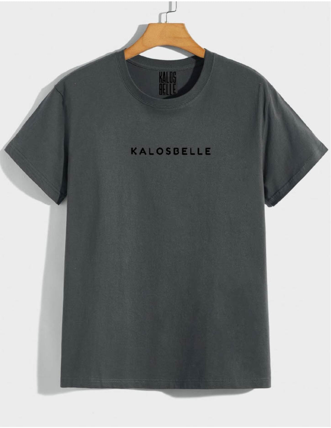 Round Neck Steel Grey Oversized T-Shirt